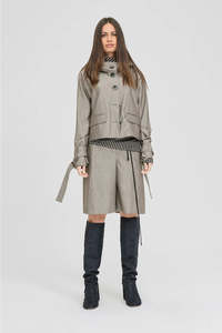 Taylor: Taylor: Barter Jacket - Chocolate Stripe