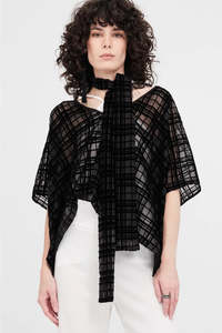 Taylor: Taylor: Tracer Tunic - Black Check