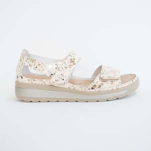 Sandals Low: Gedd Nude Palegold