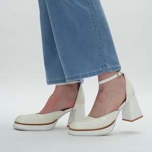 Shoes Heel: Bandy Bone Patent