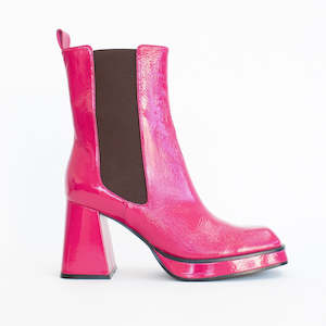 Ankle Boots Heel: Bailee Pink Patent
