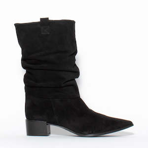 Brenda Zaro: Alina Black Suede