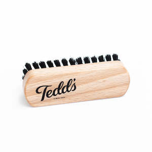 Foot Shoe Care: Wooden Handle Suedette Brush