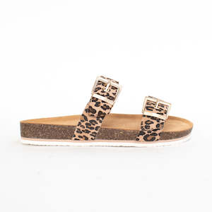 Sandy III Camel Leopard Print