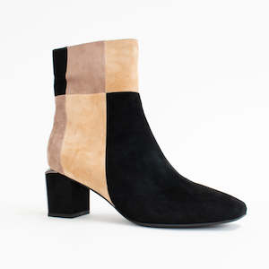 Katie N Me: Newark Black Suede Multi