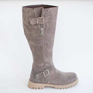 Long Boots: Lisse 2 Taupe Suede