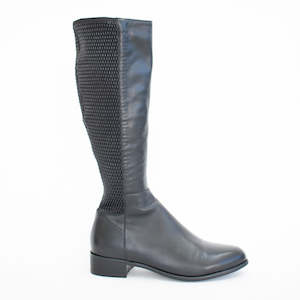 Sage Black Long Boots