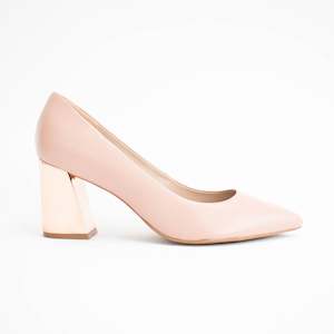 Shoes Heel: Camilla Blush Rose Gold