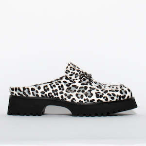 Clearance: Half Bite White Black Pony Print