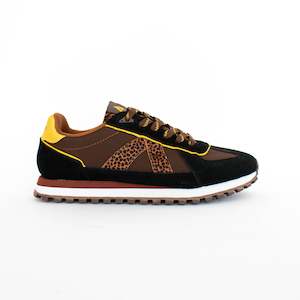 Sneakers: Gate Black Brown Safari