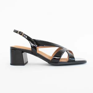 Sandals High: Kaboo Black Patent