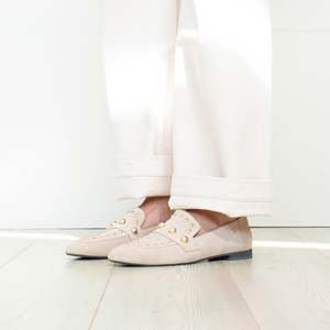 Shoes Flat: Kick 2 Beige