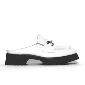 Shoes Mid: Half Bite White Hi Shine