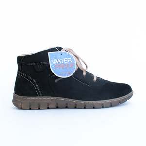 Orthotic Friendly: Steffi 53 Black and Beige Nubuck