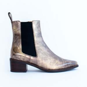 Ankle Boots Mid: Dacron Bronze Rub