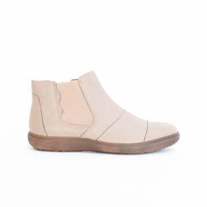 Ankle Boots Flat: Clarity Stone