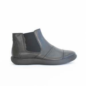 Ankle Boots Flat: Clarity Black