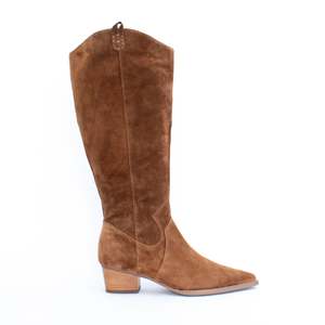 Giddy Up Gal Dark Tan Suede