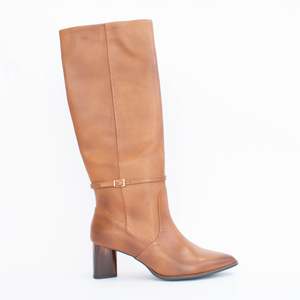 Long Boots: Heather Cognac
