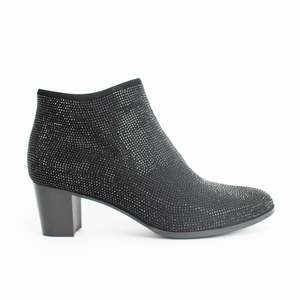 Deep Black Suede Crystal