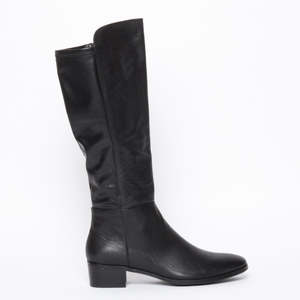 Long Boots: Tetley Black Stretch
