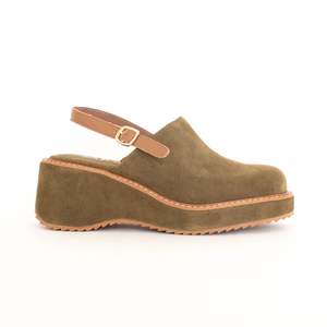 Lola Lush Khaki Suede
