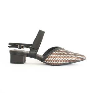 Shoes Mid: Alissa Black Bronze Pewter