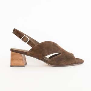 Sandals Mid: Akesh Chocolate Suede