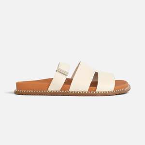 Sandals Flat: Indrani Ivory
