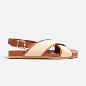 Sandals Flat: Sunday Tan Natural