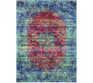 Products: PRIMERA RUG OSA BLUE-ORANGE - Wilson & Nicholson