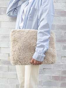 Sheepskin Laptop Case