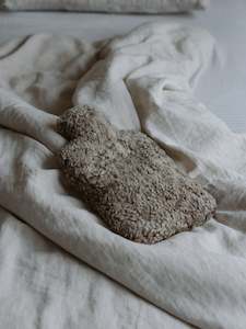 Short Wool 1: Sheepskin Hot Water Bottle Cover (water bottle included)