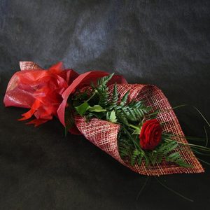 Products: Single Rose - Gift Wrapped Windsor Florist