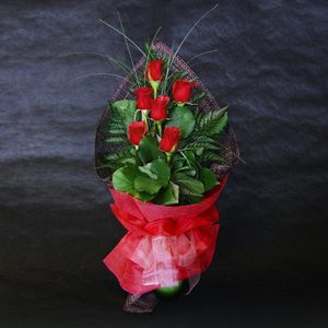 Products: 6 Roses - Gift Wrapped Windsor Florist