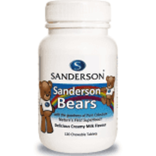 Sanderson Bears Colostrum chews for kids