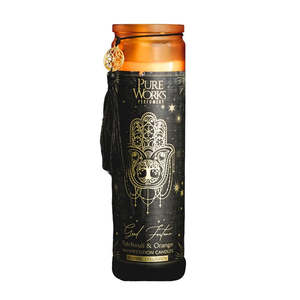 Essential Oils And Goodness: Good Fortune Patchouli & Orange Manifestation Candle 300gm