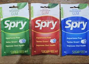 Spry Peppermint Gum 55 Pieces