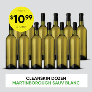 White Wine: Cleanskin Martinborough Sauvignon Blanc 2022