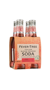 Soft Drinks: Fever Tree Blood Orange Soda 6 X4 Pk (24 X200 Ml)