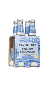 Soft Drinks: Fever Tree Lemonade 6 X4 Pk (24 X200 Ml)