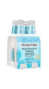 Fever Tree Mediterranean Tonic Water 6 X4 Pk (24 X200 Ml)