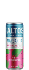 Olmeca Altos Watermelon Margarita 4x330ml cans