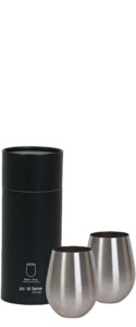 Stainless Steel Wine Glass 2 Pack