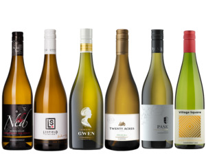 Mix 6 Usa Wines Save 10: Oaky Chardonnay 6 Bottle Case