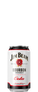 Jim Beam White and Cola (10x 330ml Cans)
