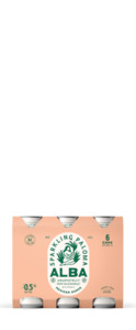Somertons 1: Alba Sparkling Paloma Grapefruit Non-Alcoholic Cans 6x250ml Cans