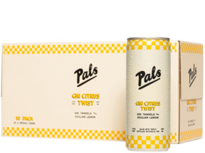Pals: Pals Gin Citrus Twist (10x250mls)