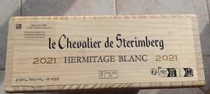 Frontpage: Paul Jaboulet Aine Hermitage Le Chevalier de Sterimberg Blanc 2021 (Three Bottle Case)