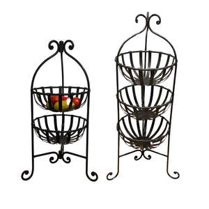 Tiered Iron Fruit Baskets